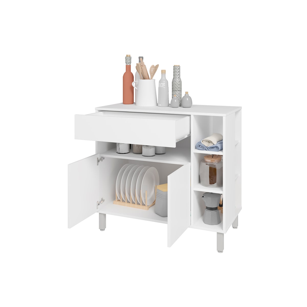 Mueble Multiuso Low - Blanco - Imagen 3