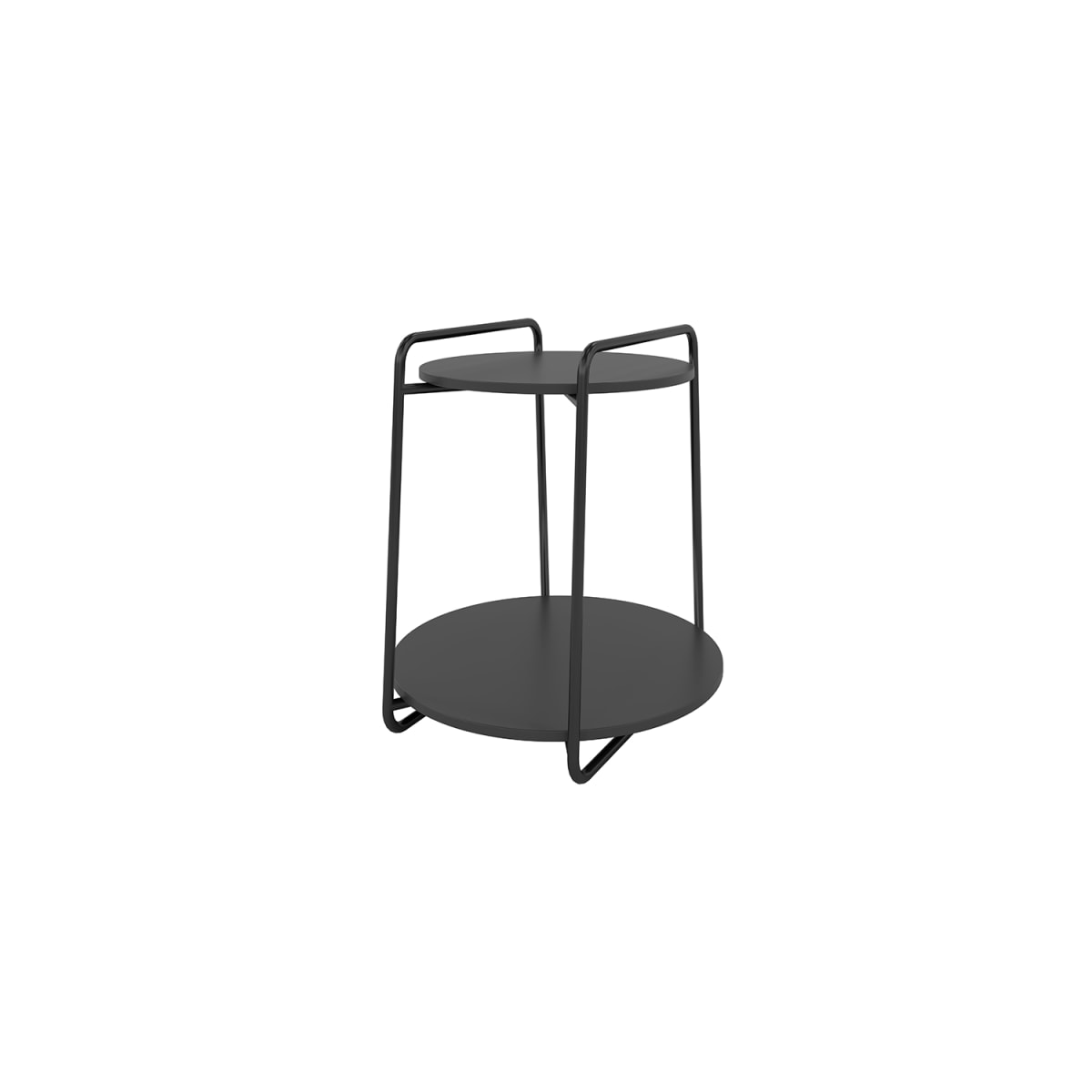 Mesa de Apoyo 60x54 Milan - Negro - Imagen 2