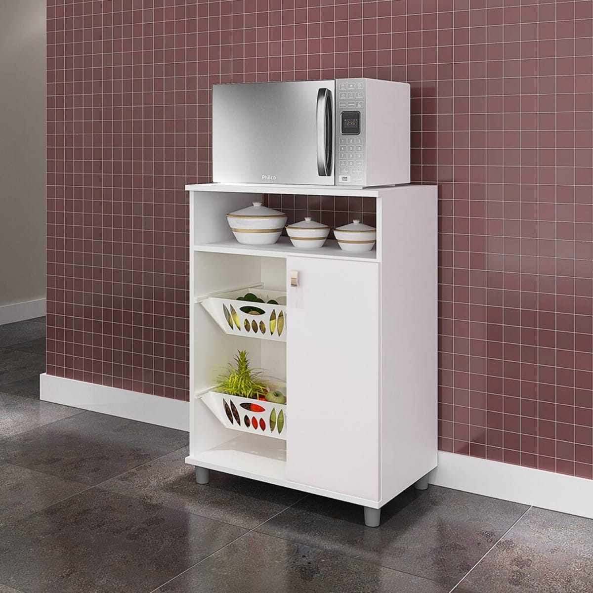 Mueble Frutero Amanda - Blanco