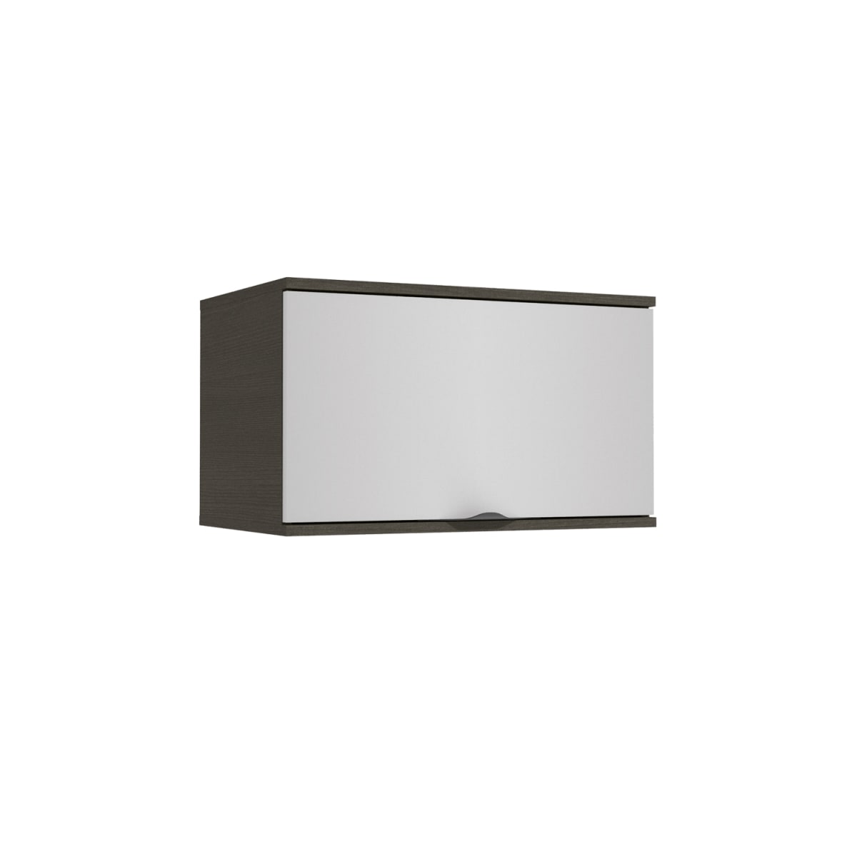 Mueble Aéreo 60cm con Puerta Nox - Negro / Gris - Imagen 2