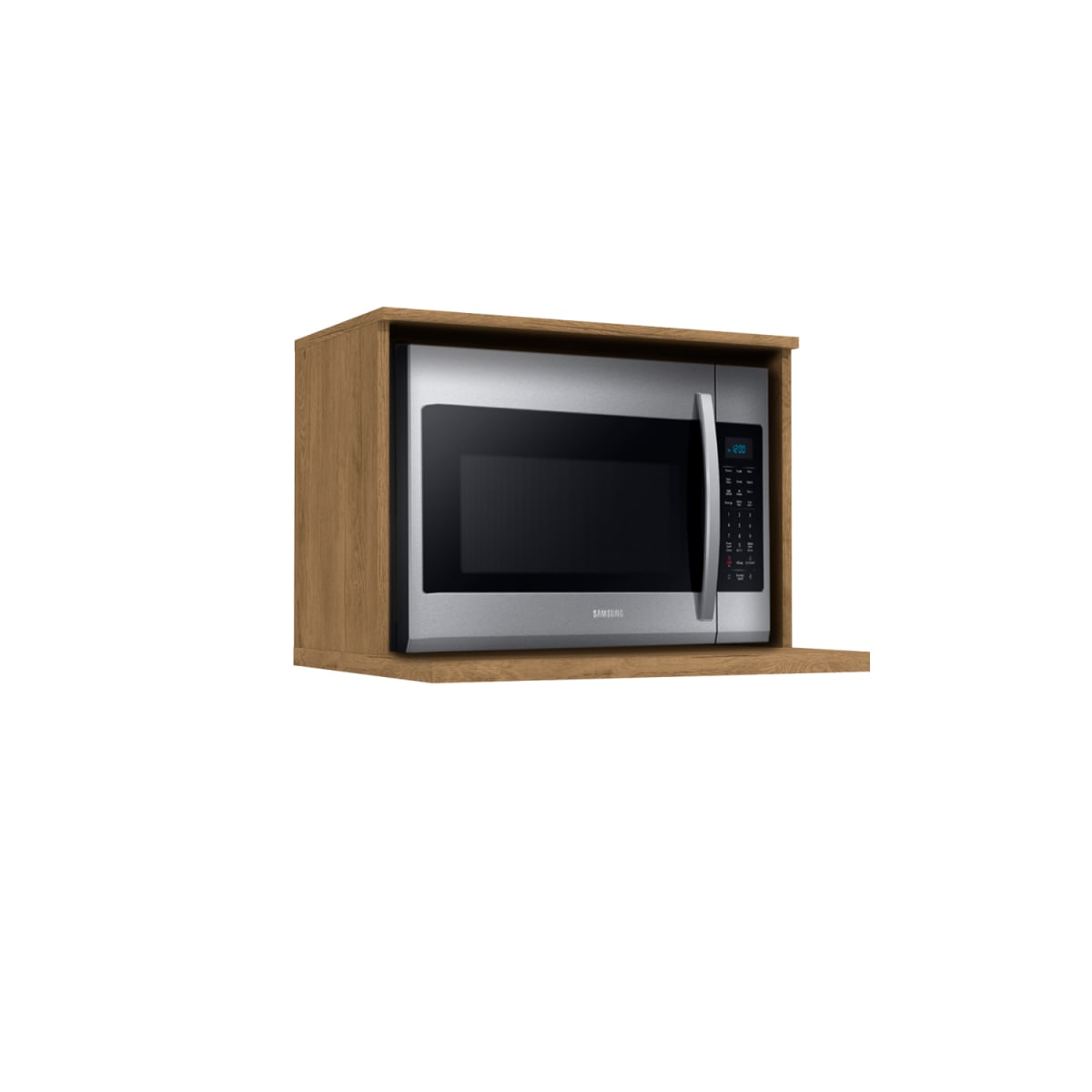 Mueble para Microondas Lotus - Castaño - Imagen 3