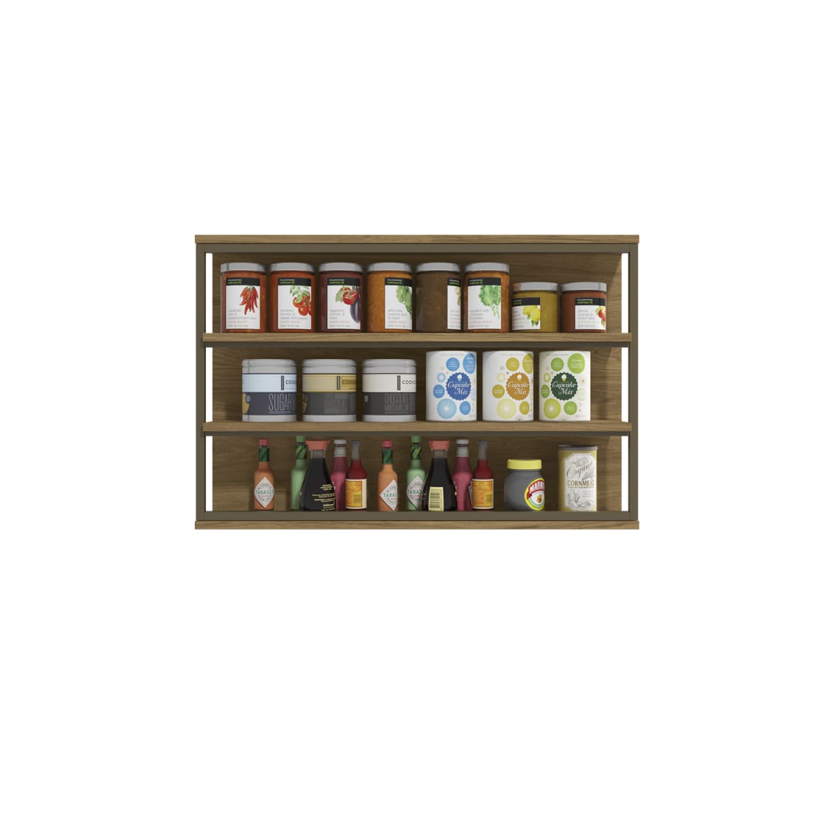 Mueble para Especias Versa - Castaño - Imagen 3