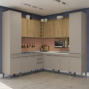 Mueble para Microondas Versa - Castaño