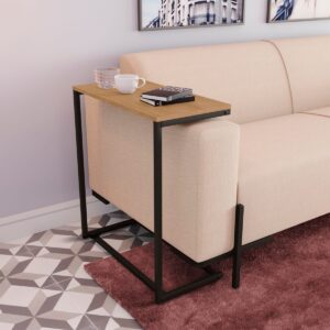 Mesa de Apoyo Astor - Castaño / Metal
