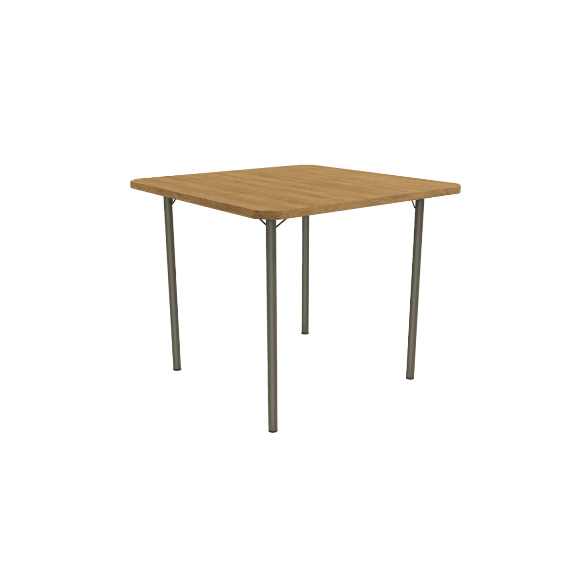 Mesa Cuadrada Sena - Bronce / Freijo - Imagen 2