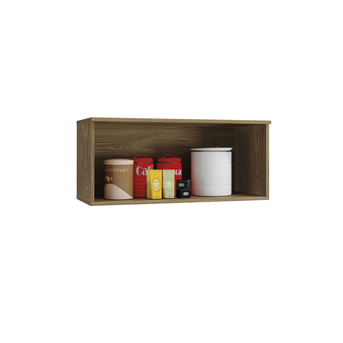 Mueble Aéreo 80x34 con Puerta Botanic - Nogal - Imagen 3