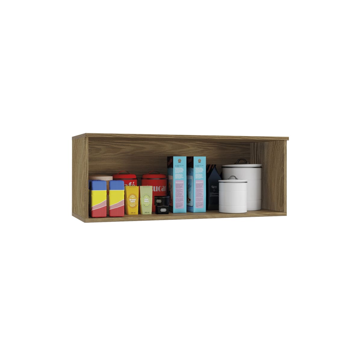 Mueble Aéreo 90x34 con Puerta Botanic - Nogal - Imagen 3