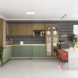Mueble para Microondas Botanic - Nogal