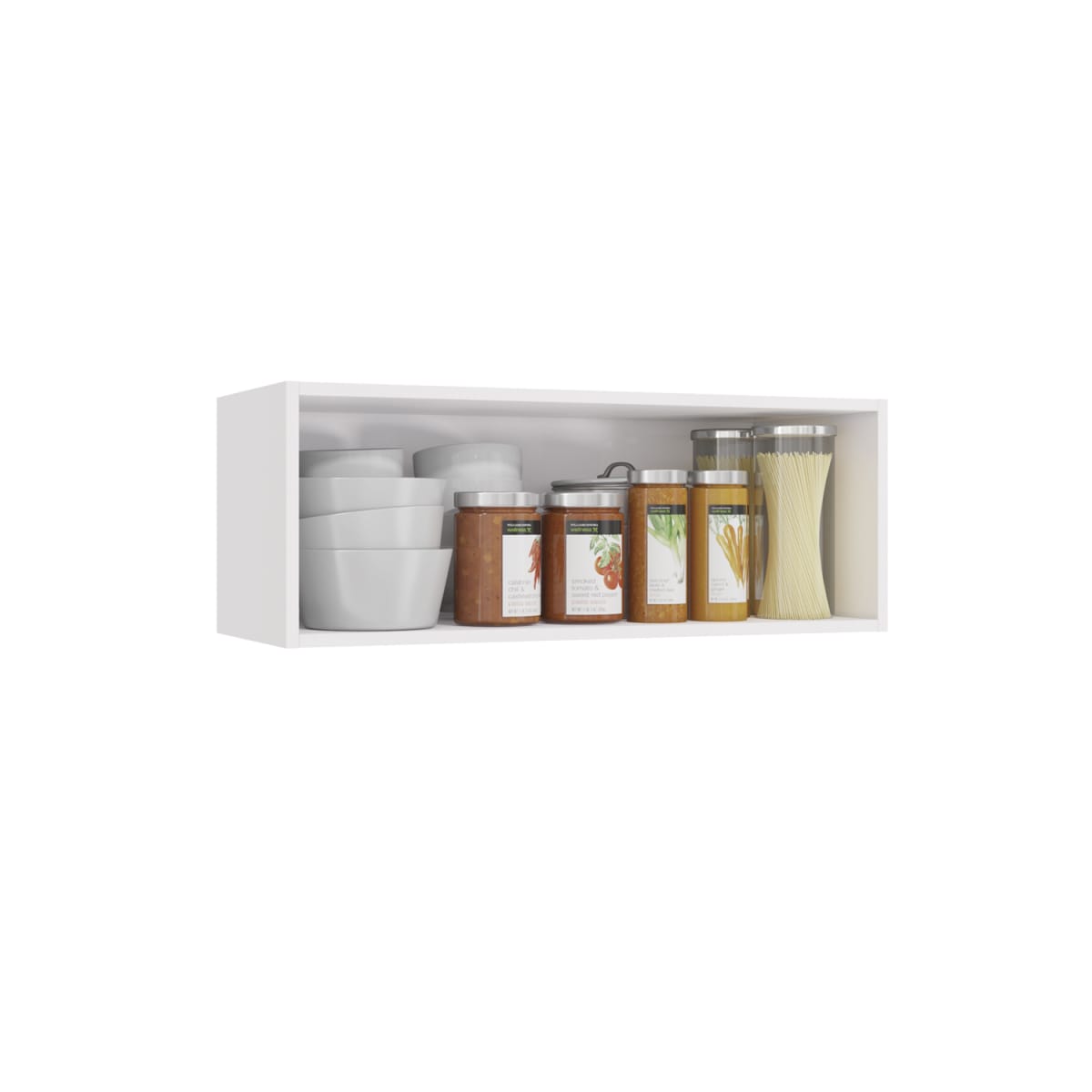 Mueble Aéreo con Puerta Geometric - Blanco - Imagen 3
