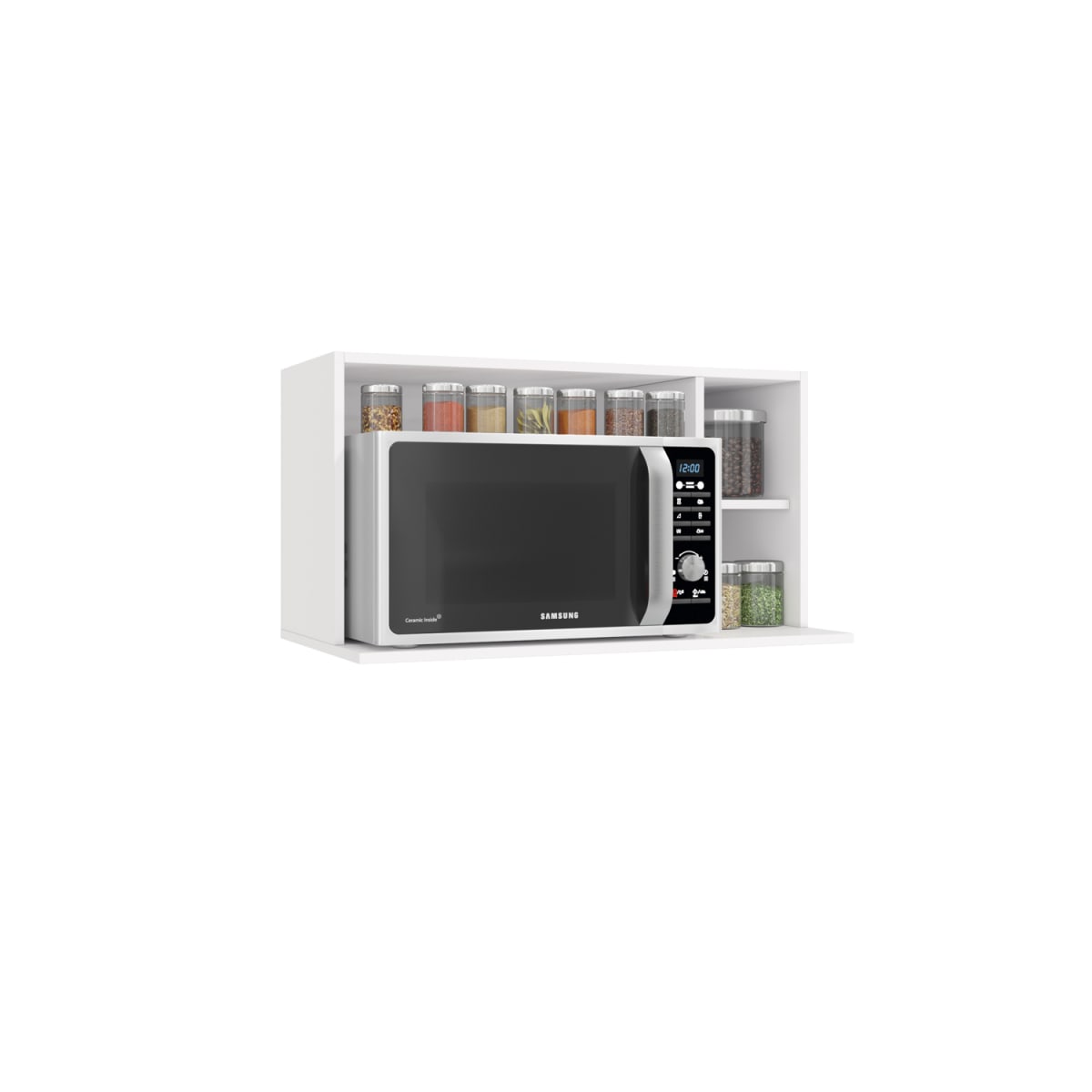 Mueble para Microondas Geometric - Blanco - Imagen 3