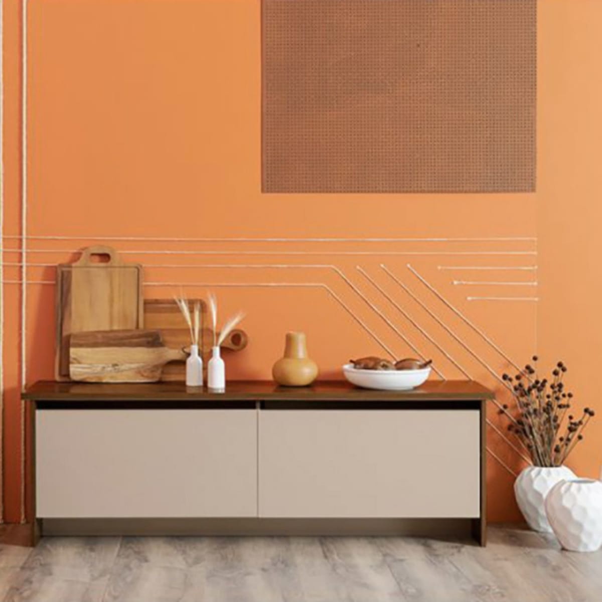 Rack Tv 70" Masp - Miel / Hielo
