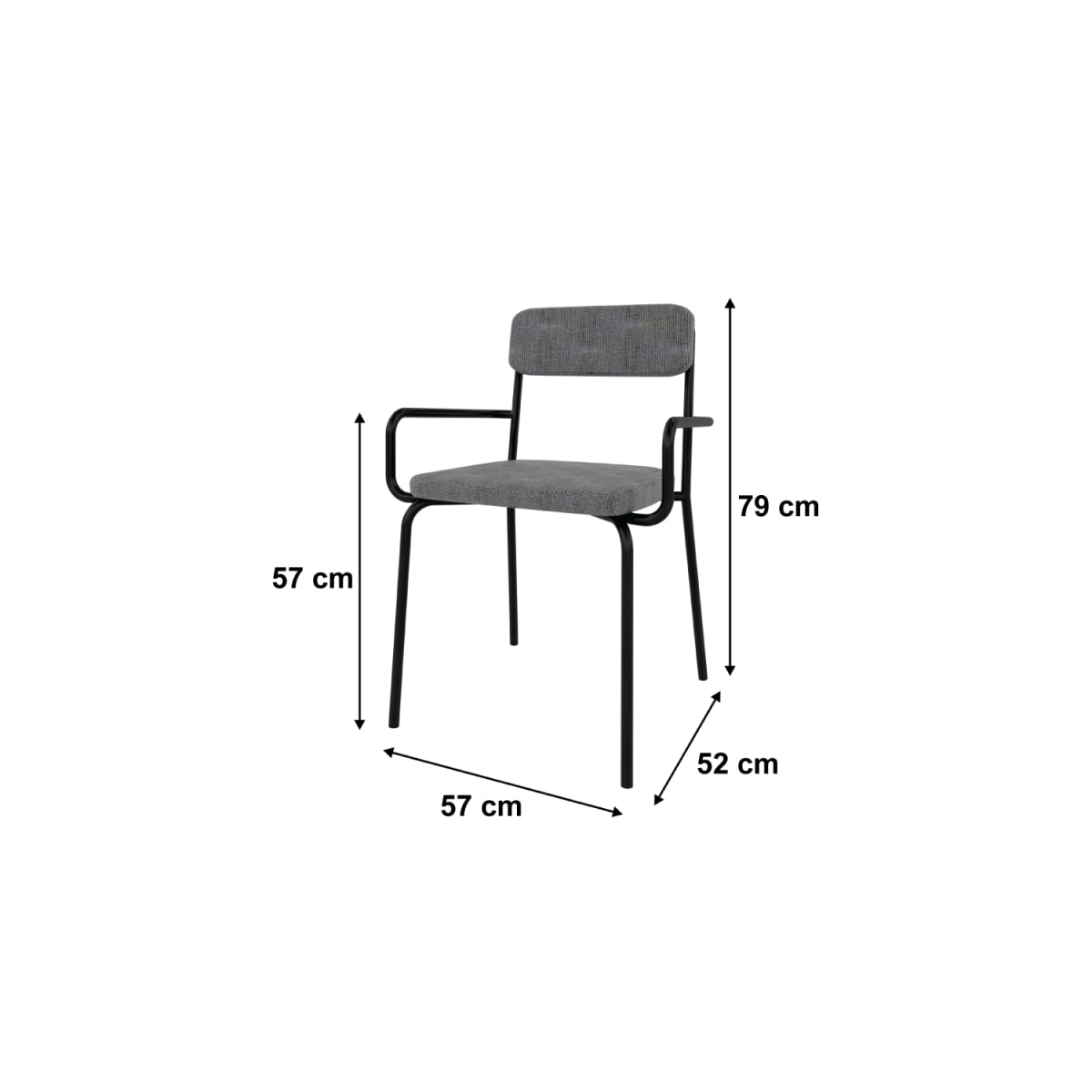 Silla Lenox - Blanco - Imagen 3