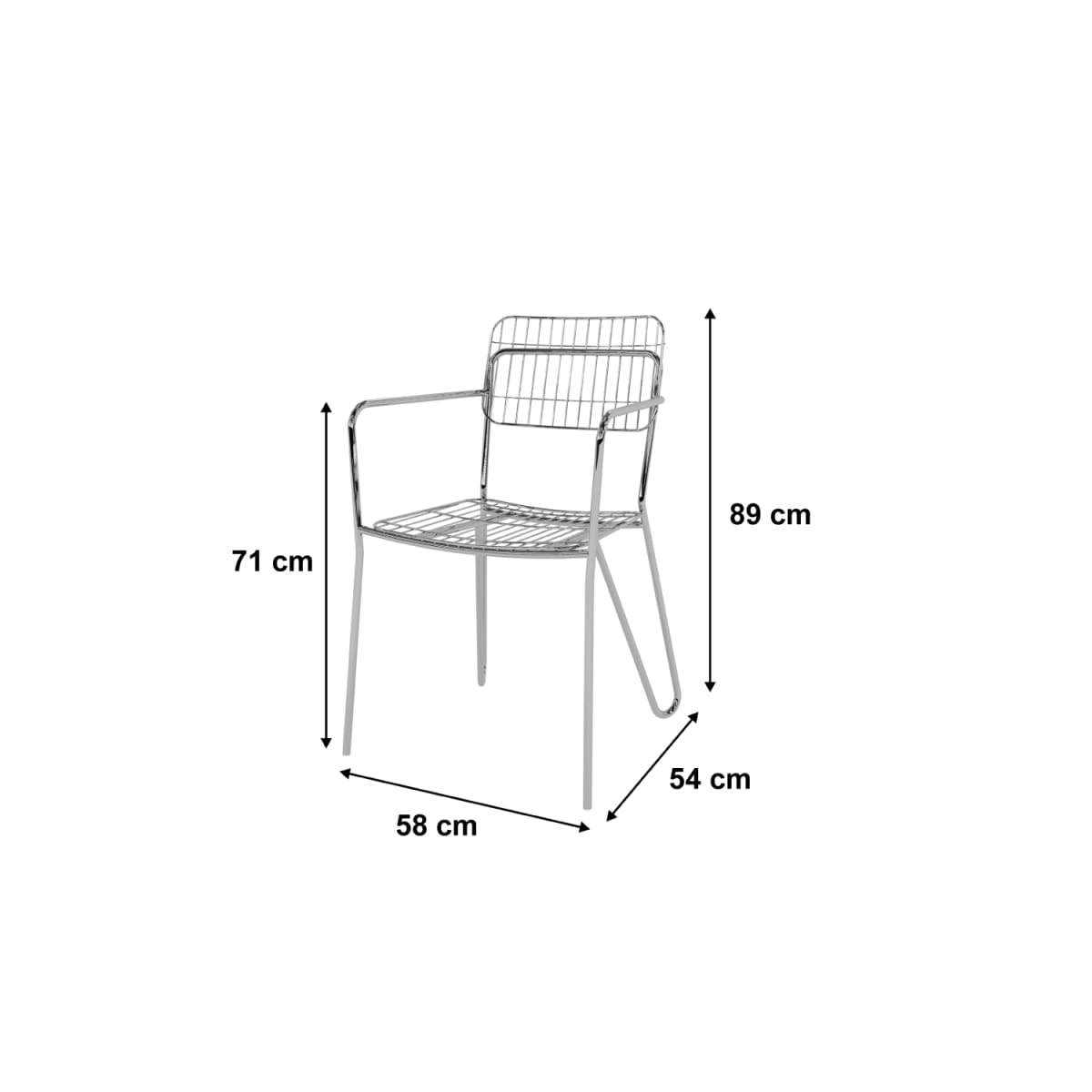 Silla Milano - Oro Envejecido - Imagen 2