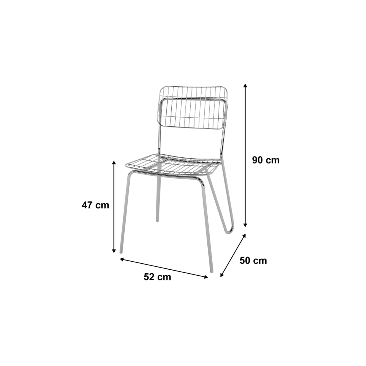 Silla Luxo - Oro Envejecido - Imagen 3
