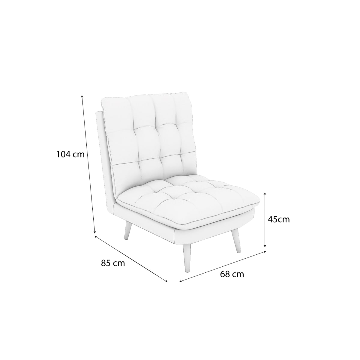 Poltrona Ibiza Deluxe - Beige - Imagen 3