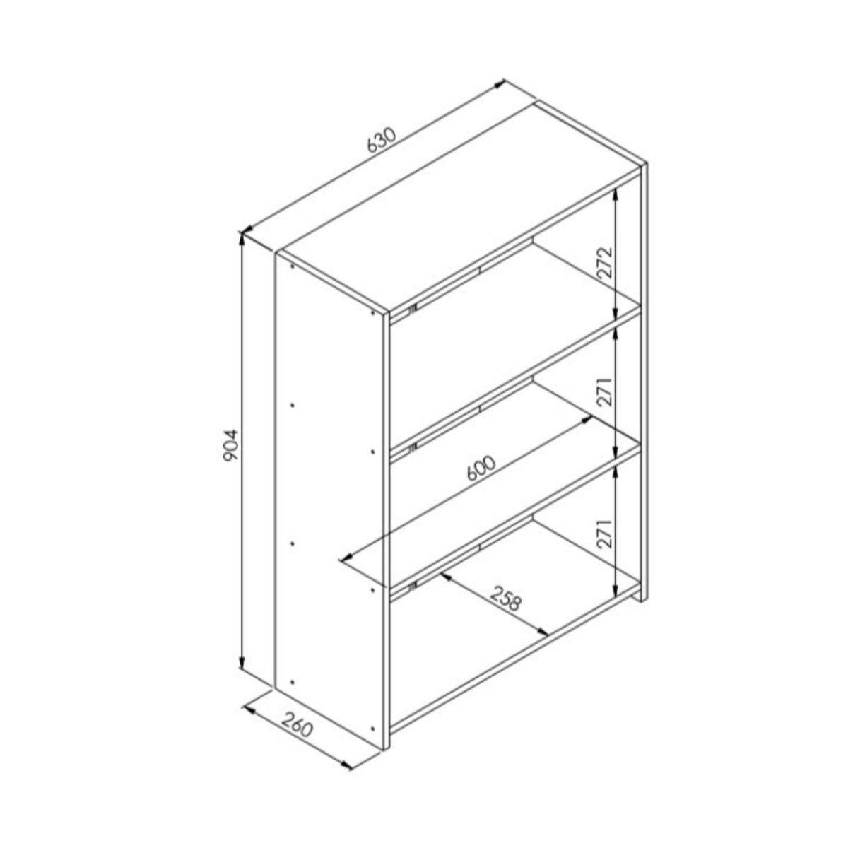 Estante Organizador Multiuso Lazo - Negro - Imagen 3