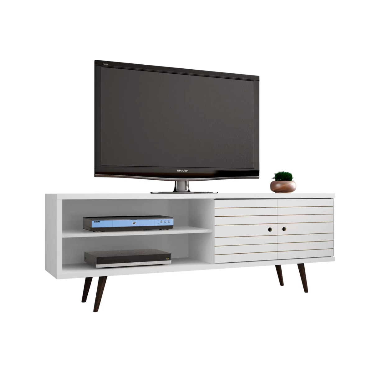 Rack Tv 70" Onix Blanco - Imagen 2