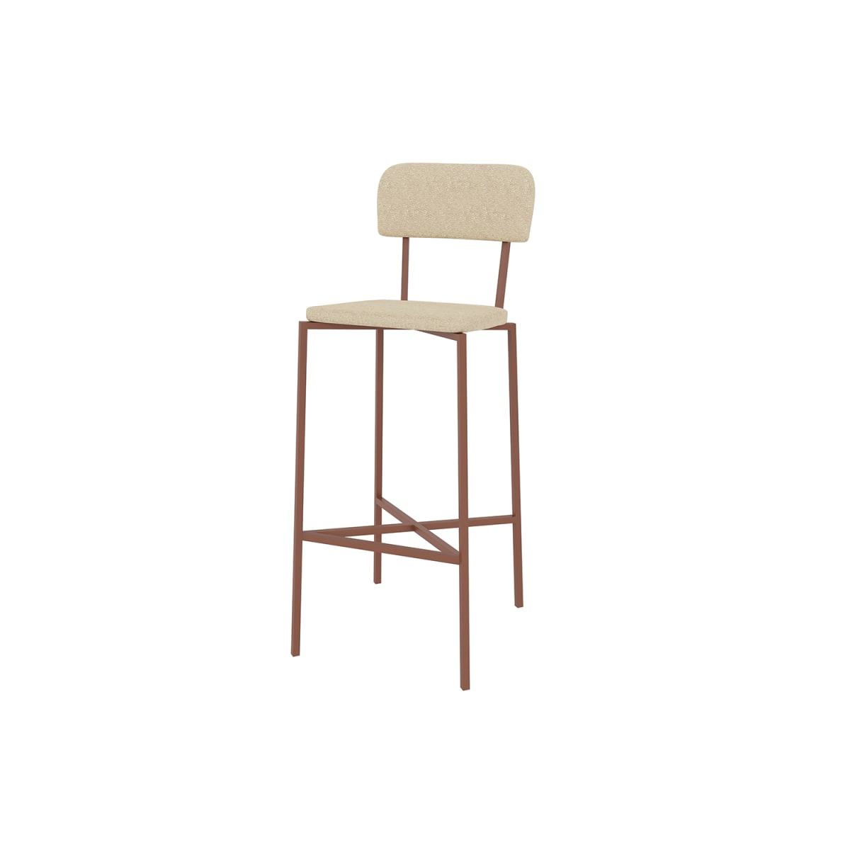 Taburete Frame - Oro Envejecido / Nature - Imagen 2