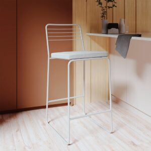 Taburete Hudson - Blanco