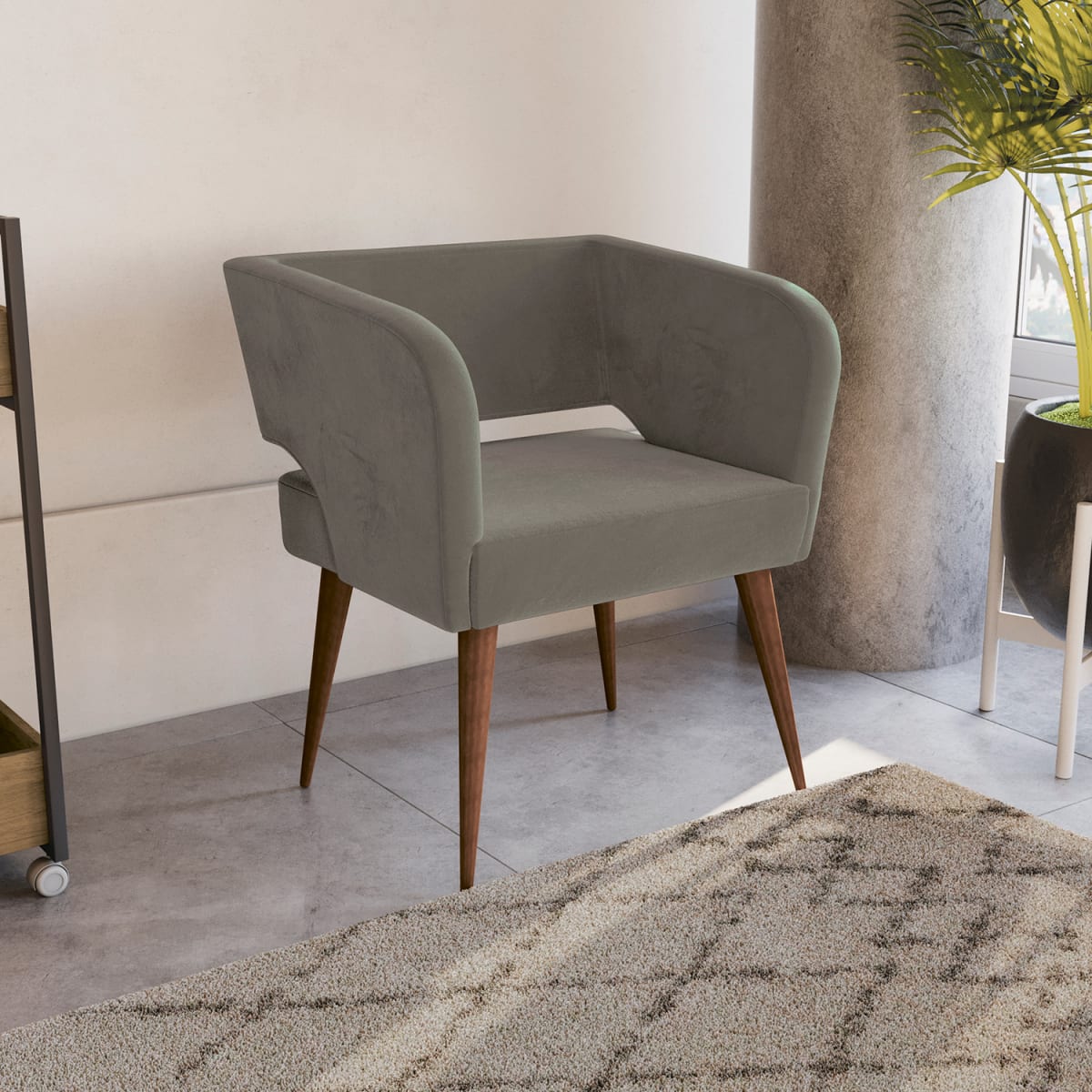 Poltrona Antara - Beige Liso