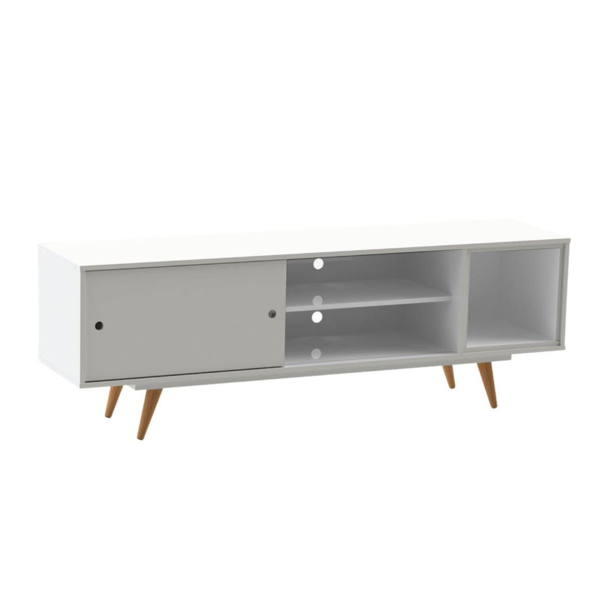 Rack Tv 70" Retro50 - Blanco - Imagen 2
