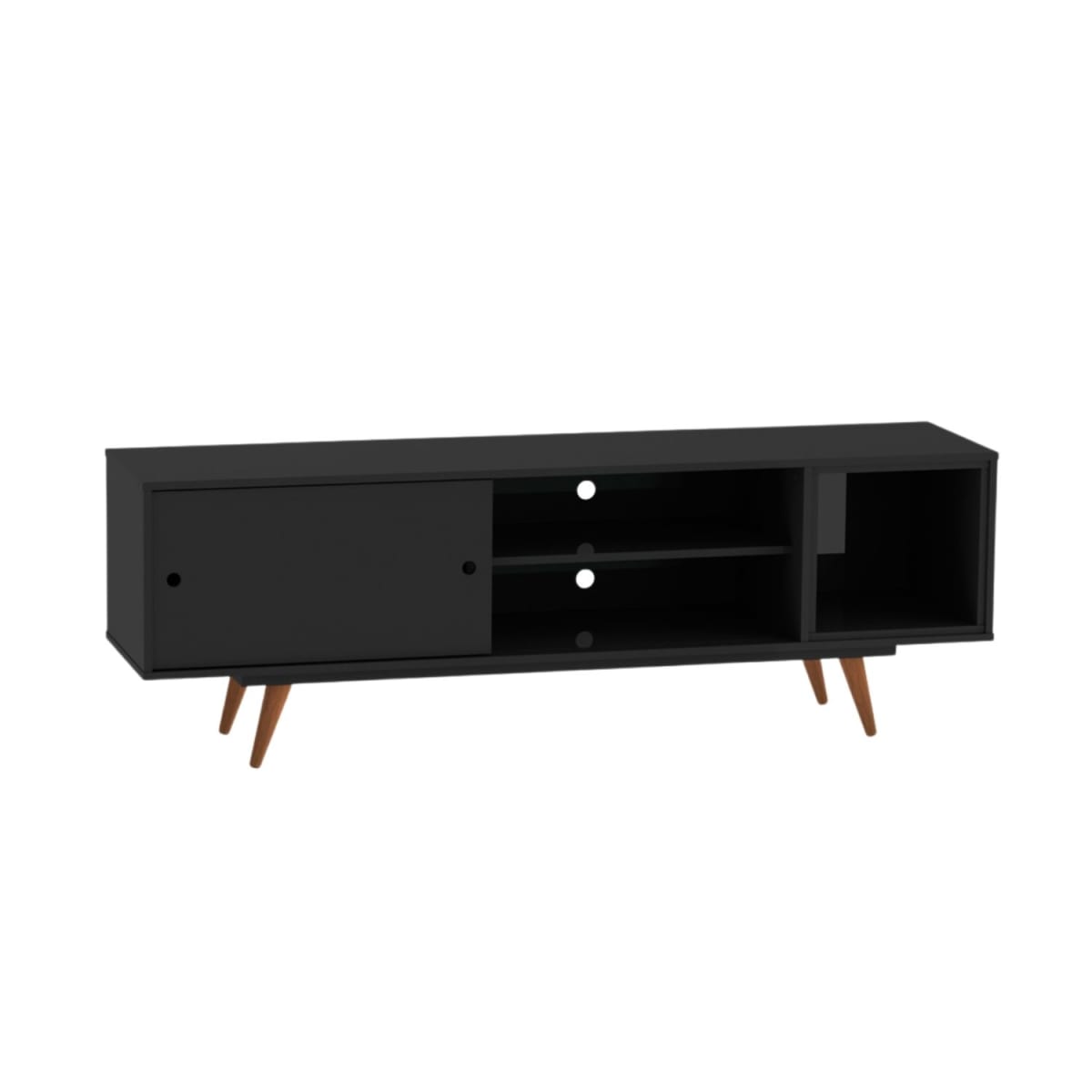Rack Tv 70" Retro50 - Negro - Imagen 2