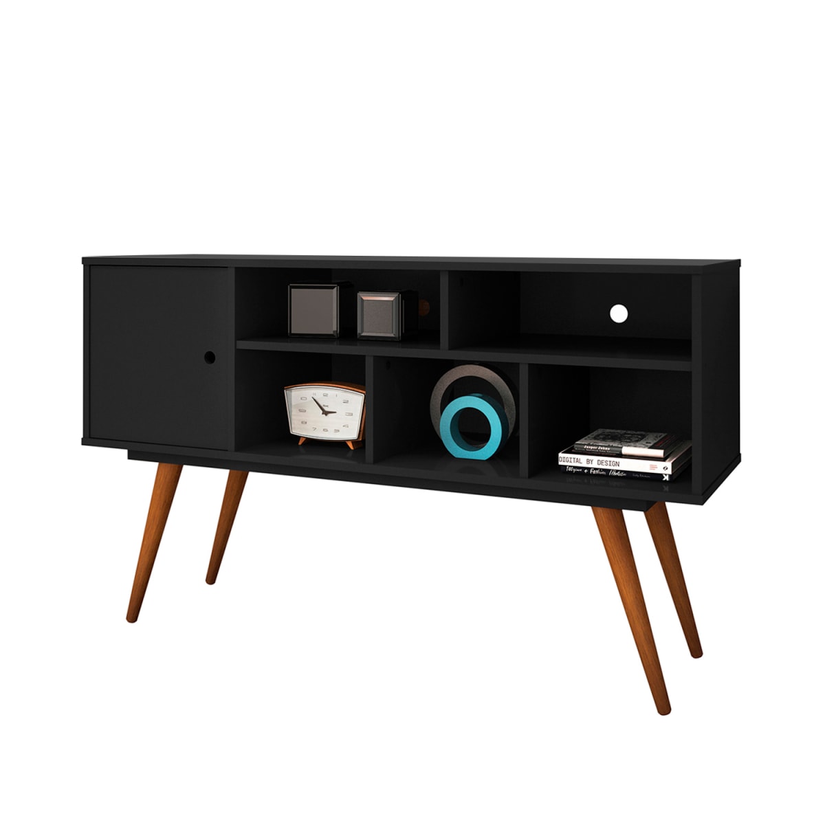 Rack Tv 50" Retro75 - Negro - Imagen 2