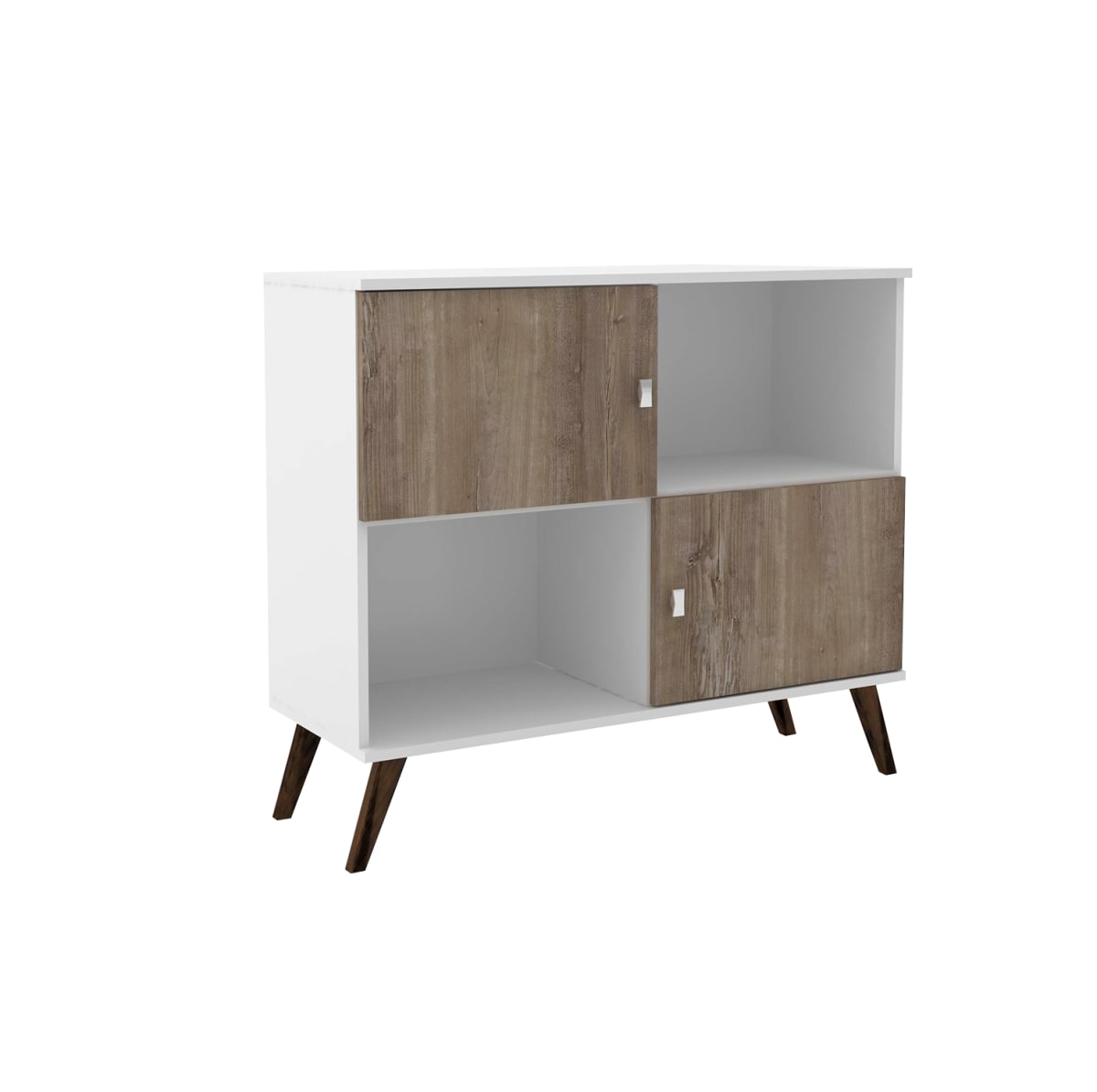 Rack Alto Tv42 - Blanco / Rústico - Imagen 2