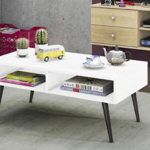 Mesa de Centro Vintage - Blanco