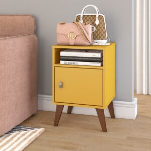 Velador con Puerta Praga - Amarillo