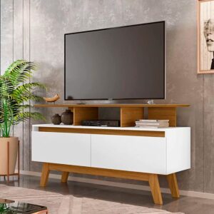Rack Tv 50 Rubí 1.2 - Canela / Blanco