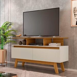 Rack Tv 50 Rubí 1.2 - Canela / Blanco Invierno