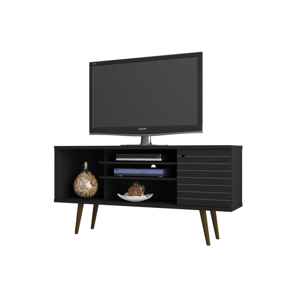 Rack Tv 55" Safira - Negro - Imagen 2
